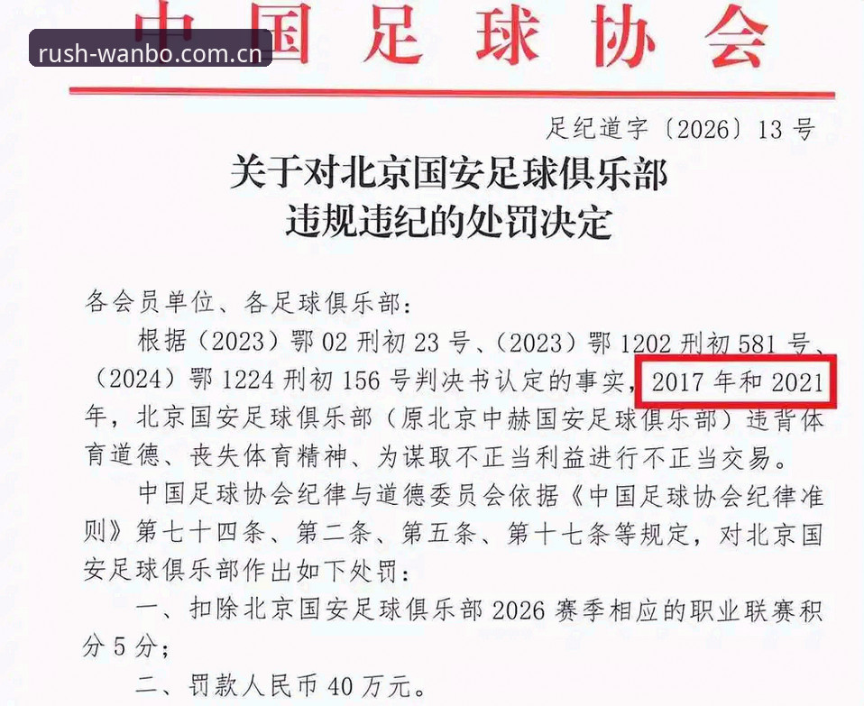 中国足协第三批禁足名单解读教程：从行业乱象看治理新趋势